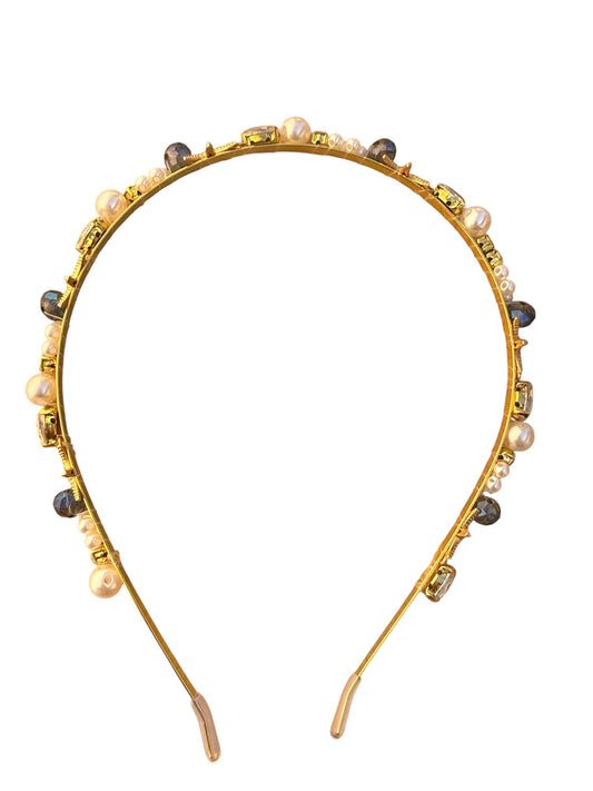 Ocean Oracle: Metallic Jeweled Sea Charms Headband