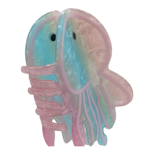 Jellyfish Hair Claw Clip - Iridescent Acetate - Ocean Oracle Collection
