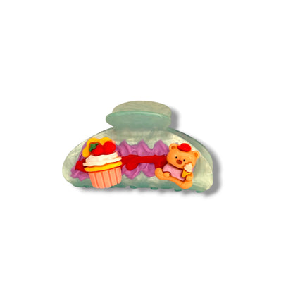 Candy Cloud Claw Clip-
Decoden Glue Art & Charm