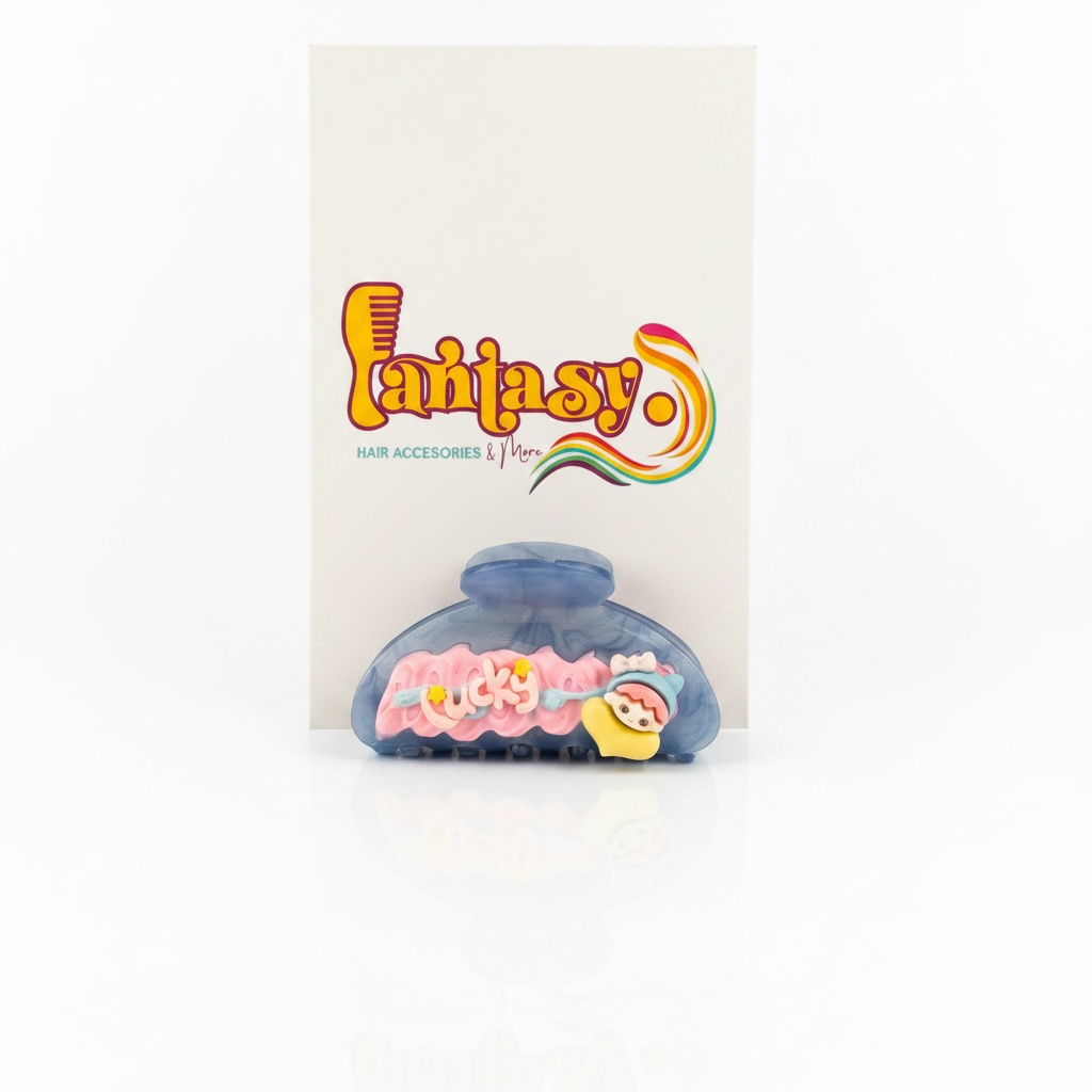Candy Cloud Claw Clip-
Decoden Glue Art & Charm