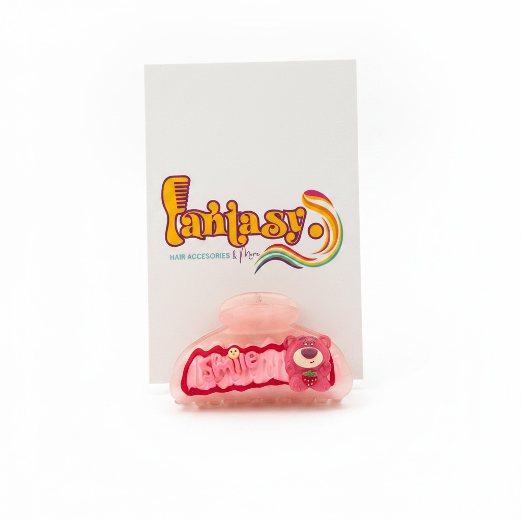 Candy Cloud Claw Clip-
Decoden Glue Art & Charm