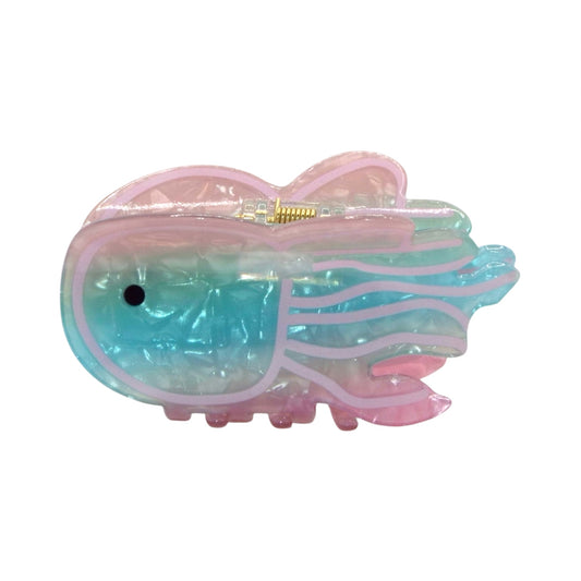 Jellyfish Hair Claw Clip - Iridescent Acetate - Ocean Oracle Collection
